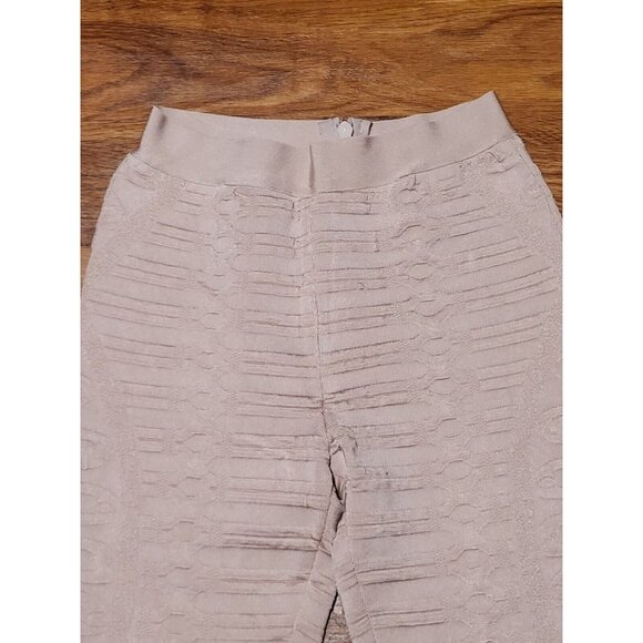 JLUXLABEL Cream Textured Leggings - Picture 3 of 5